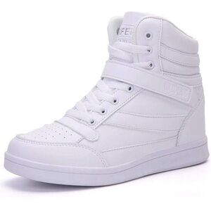 UBFEN Women's High-Top White Sneakers